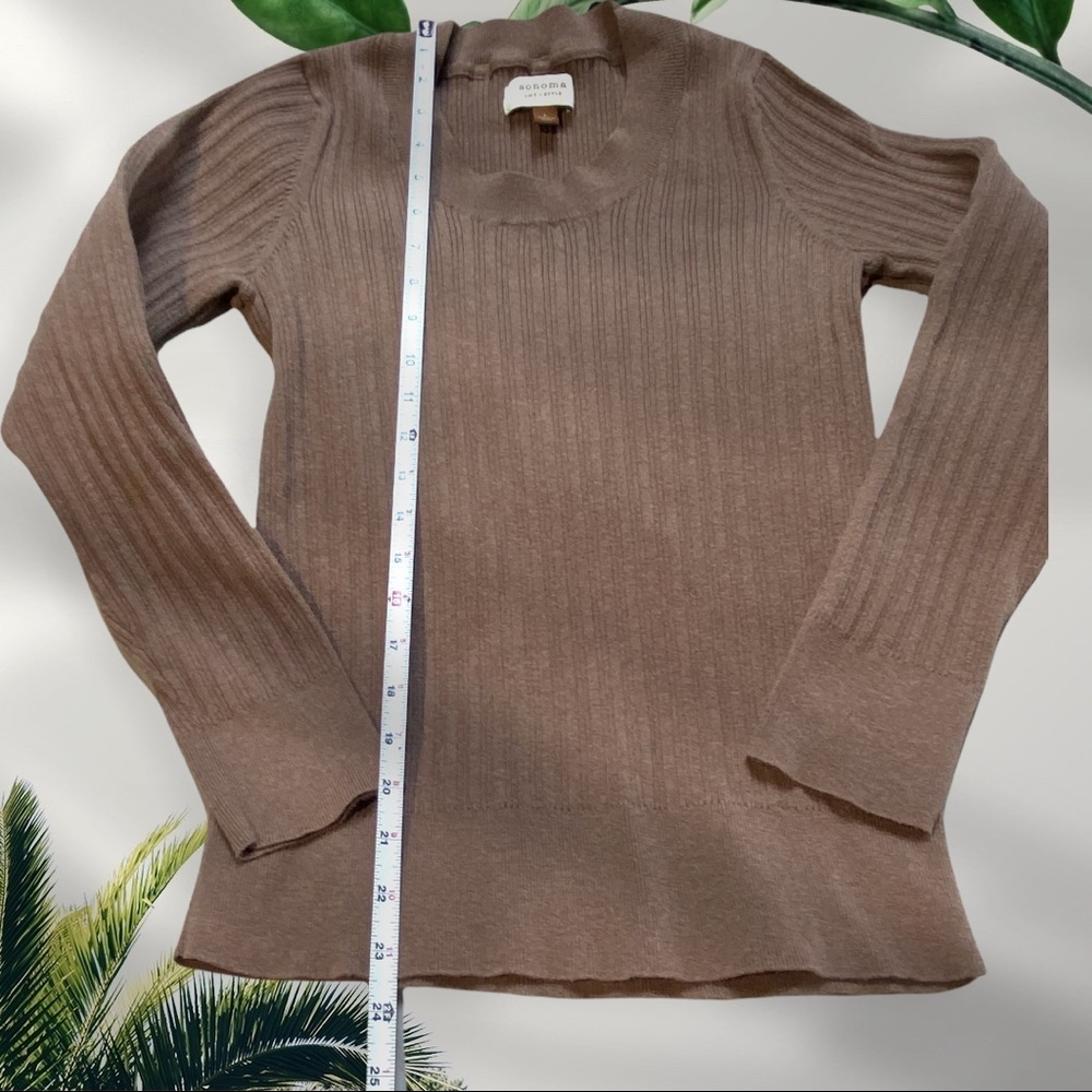 ๐ข5/$25 Sonoma Brown Sweater - Picture 3 of 7